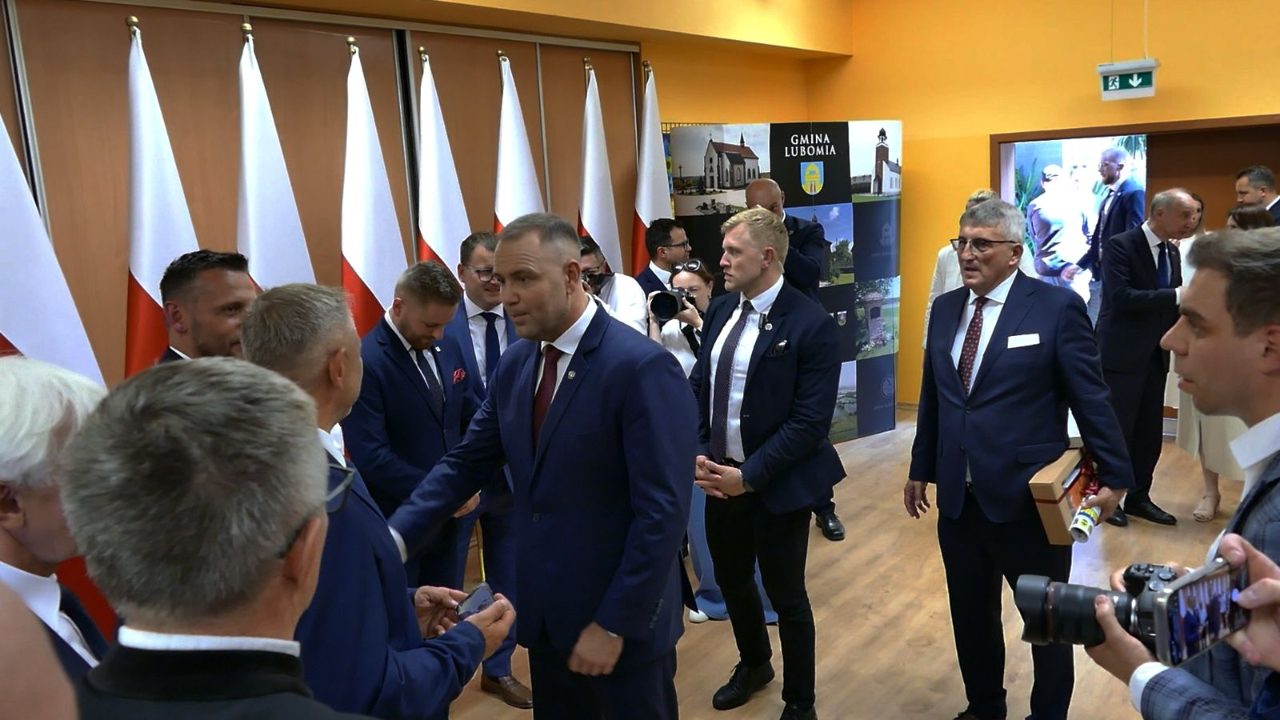 Wizyta Prezydenta Rzeczypospolitej Polskiej,  Karola Nawrockiego w Gminie Lubomia - zdjęcie 15