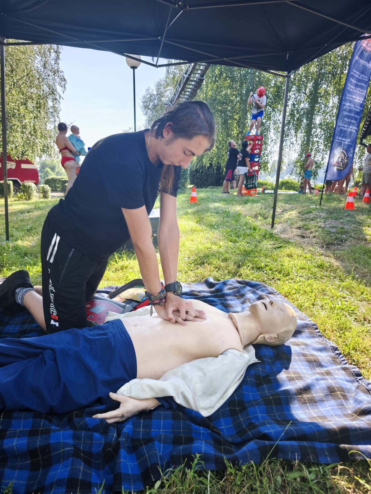 Rodzinny festyn integracyjno-sportowy na Ośrodku Wypoczynkowym "Olza" - zdjęcie 16